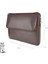 S.Deri Laptop Çantası,Tablet Çantası,13.3'' Inç,n,Omuz ve Valiz Askılı,Aksesuar ve Evrak Cepli,24*34*2 cm.,Kahverengi 2