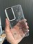 Samsung Galaxy A26 Fiyonk Desenli Şeffaf Kılıf Simli Darbeye Karşı Dayanıklı Papyon Işıltılı Kapak 1