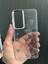 Samsung Galaxy A26 Fiyonk Desenli Şeffaf Kılıf Simli Darbeye Karşı Dayanıklı Papyon Işıltılı Kapak 2