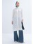 Taş Düğmeli Uzun Moda Kadınl Gömlek 24DS51259AL0 1