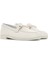 Kadın Krem Tokalı Deri Loafer 25SFD510518 3