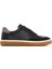 Erkek Siyah Bağcıklı Deri Sneaker 25SFD641914 1