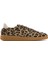 Kadın Leopar Bağcıklı Deri Sneaker 25SFD4205W2 1