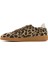 Kadın Leopar Bağcıklı Deri Sneaker 25SFD4205W2 2