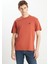 Wrangler Pamuk Relaxed Fit Geniş Kesim Minimal Logo Kiremit Tişört 1