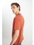Wrangler Pamuk Relaxed Fit Geniş Kesim Minimal Logo Kiremit Tişört 4