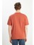 Wrangler Pamuk Relaxed Fit Geniş Kesim Minimal Logo Kiremit Tişört 5