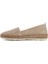 Kadın Bej Süet Deri Comfort Loafer 25SFD500510 2