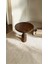Wood Wooden Ahşap Tekli Ürgüp Mantar Yan Sehpa Modern Ceviz Renk Fiskos 2