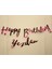 Kişiye Özel Simli Fuşya Renkli Happy Birthday El Yazısı Banner 2