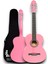 CG-3902PK Klasik Gitar 4/4 Yetişkin Boy Sap Ayarlı Full Set - Pembe 2