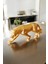 Dekoratif Kübik Jaguar Puma Beyaz Leopar Polyester Döküm Hediyelik Biblo 1
