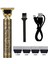 Vintage Görünümlü Güçlü 4 Farklı Başlıklı USB Şarjlı Manuel Tıraş Makinası (4887) 1