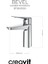 Bevel Lavabo Armatürü Krom 4