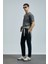 Fusıon Modern Grafik T- Shirt Siyah 4