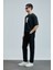 Omen Modern Grafik T- Shirt Siyah 4
