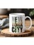 Newyork City Tasarımlı Beyaz Seramik Baskılı Kupa Bardak 330 ml 1