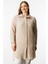 Moda Ilgi Kadın Büyük Beden Gofre Kumaş Uzun Tunik 4218 Taş 3