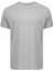 Bisiklet Yaka T-Shirt Gri Renk Erkek Tişört 1