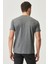 Bisiklet Yaka T-Shirt Gri Renk Erkek Tişört 3