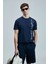 Justın Modern Grafik T- Shirt Siyah 1