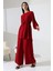 Kadın Tesettür Ayrobin Kuşaklı Tunik Pantolon Ikili Takım 1
