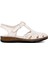 D25YS-2550 Kadın Deri Önü Kapalı Comfort Sandalet Taba 1