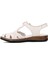 D25YS-2550 Kadın Deri Önü Kapalı Comfort Sandalet Taba 3