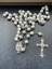 6mm Havlit Doğal Taş Katolik Hristiyan Rosary Tesbih / Haç Kolye -Gümüş Rengi 1
