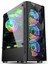 BZ01 Atx Micro Atx Itx X4 Argb Fan Temper Cam Pc Gaming Kasa 1