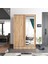 Aura Dual Pine Portmanto Vestiyer Ayakkabılık Aynalı 2 Sürgü Kapaklı 1