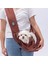 Kahverengi Crossbody Küçük Irk Köpek Çapraz Taşıma Çantası 1