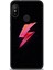 Xiaomi Mi A2 Lite Kılıf Hd Baskılı Kılıf - Pembe Şimşek 1