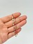 Kadın 925 Ayar Damla Taşlı Gümüş Bileklik Rose Gold 3