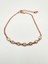 Kadın 925 Ayar Damla Taşlı Gümüş Bileklik Rose Gold 5