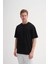 Bisiklet Yaka Siyah Erkek T-Shirt 4007 1