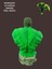 Yeşil Dev Hulk 3D Figür 3