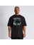 ERA7CAPONE Özel Tasarım Siyah Oversize Tshirt 2