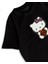 Hello Kitty Taş Kristal Taşlı Baskılı Kadın Premium T-Shirt - Siyah 1