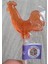 Horoz Şekeri (10'lu) Kutu Kırmızı Renk Karışık Meyve Aromalı Ahşap Saplı (12 Gr) 1