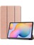 Lenovo Tab P11 Pro 11.2" 2.nesil Uyumlu Zore Smart Cover Standlı 1-1 Kılıf-Rose Gold 1