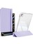 ​​​Apple iPad Pro 11 2024 Kılıf Magnetik Ayrılabilen Airbagli Uyumlu Zore Sliding Tablet Kılıfı-Lavender 1