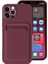 Apple iPhone 12 Pro Max Kılıf ​​Ofix Kapak-Mürdüm 1