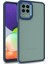 Samsung Galaxy M32 Kılıf Flora Kapak-Mavi 1