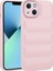 Apple iPhone 14 Plus Kılıf Kamera Korumalı Parlak Airbag'li Galya Kapak-Pembe 1