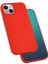 Apple iPhone 13 Mini Kılıf Silk Silikon-Kırmızı 1