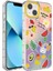 Apple iPhone 13 Kılıf Kamera Korumalı Renkli Desenli Sert Silikon Korn Kapak-No4 1