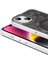 Apple iPhone 15 Kılıf Magsafe Şarj Özellikli Fırça Boya Desenli Palet Kapak-Gri 4