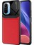 Xiaomi Mi 11i Kılıf ​Emiks Kapak-Kırmızı 1