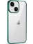 Apple iPhone 14 Kılıf Pixel Kapak-Koyu Yeşil 2